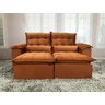 Sofá Retrátil Reclinável 2,30 M Terracota 328 Maricá - 7