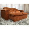 Sofá Retrátil Reclinável 2,30 M Terracota 328 Maricá - 2
