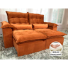 Sofá Retrátil Reclinável 2,30 M Terracota 328 Maricá - 1