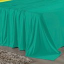 Ver imagem 3 de Jogo de Cama Casal Viúva Nobre 4 Peças Malha 100% Algodão - Jade / Amarelo
