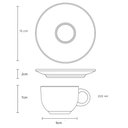 Ver imagem 6 de Aparelho de Jantar Coimbra Branco Cerâmica Porto Brasil 20PÇ