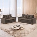 Ver imagem 1 de Conjunto Florianópolis 3x2 Lugares Veludo