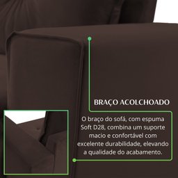 Conjunto Florianópolis 3x2 Lugares Veludo - 7