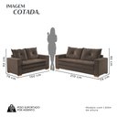 Ver imagem 3 de Conjunto 3x2 Lugares 210cm e 150cm Florianópolis