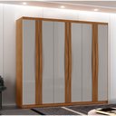 Ver imagem 2 de Guarda Roupa Casal Dunas Mdf 6 Portas e 2 Gavetas Moderna