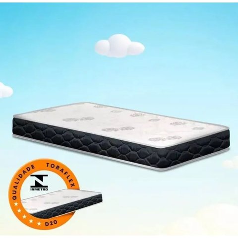 Colchão de Solteiro Espuma D20 Cali Toraflex 88x188x12