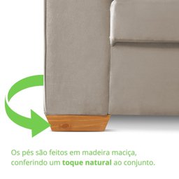 Conjunto Florianópolis 3x2 Lugares Veludo - 8