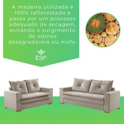 Conjunto Florianópolis 3x2 Lugares Veludo - 9