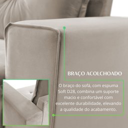 Conjunto Florianópolis 3x2 Lugares Veludo - 7