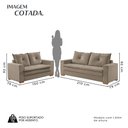 Ver imagem 3 de Conjunto 3x2 Lugares 210cm e 150cm Florianópolis