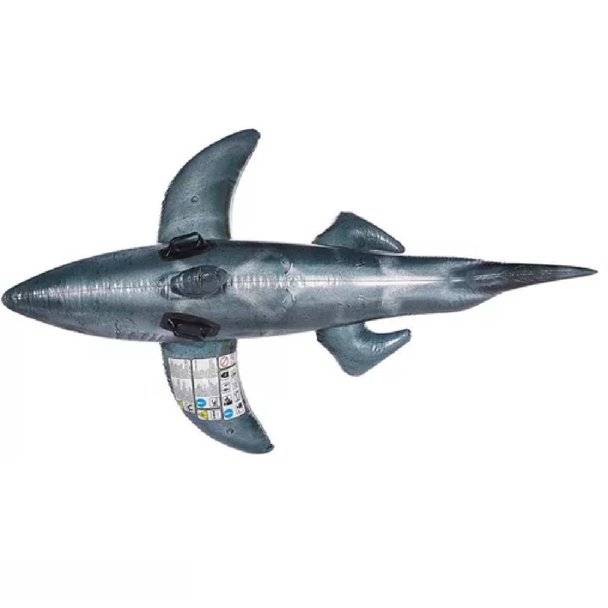 Bóia Inflável Tubarão Realistic Intex para Piscina 173x107cm:cinza - 10