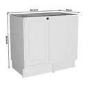 Ver imagem 4 de Balcão de Canto Cozinha 100% MDF sem Tampo Sevilha Herval Branco