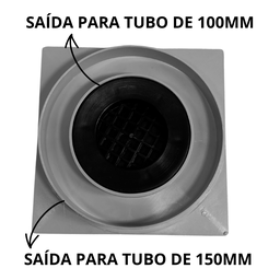 Kit Ralo Linear Banheiro 5x80 + Ralo 15x15 Inox Oculto Cinza Box Lavabo Dentro e Fora - 6