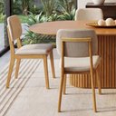 Ver imagem 3 de Mesa de Jantar Living com 6 Cadeiras Class Bege 160cm