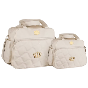 Kit Bolsas Maternidade Griff Baby Royal Bege