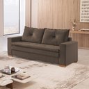 Ver imagem 1 de Sofá Florianópolis 3 Lugares 210 cm Veludo