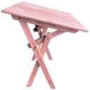 Ver imagem 3 de Conjunto Mesa Dobrável 60x60 Cm com 2 Cadeiras em Madeira Maciça - Cru