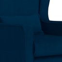 Ver imagem 2 de Poltrona Aurora Pés Balanço Luxo Suede Cores - DS Estofados - Azul Marinho
