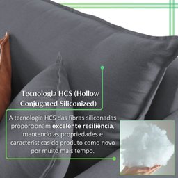 Sofá Living Canela 4 Lugares 245 cm Linho - 5