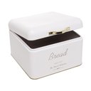 Ver imagem 3 de Porta-Pão com Alça Olina 18cm Off-White Metal Wolff