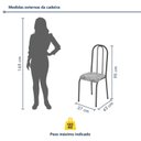 Ver imagem 2 de Kit 4 Cadeiras para Sala de Jantar Leticia