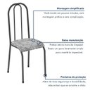 Ver imagem 5 de Kit 4 Cadeiras para Sala de Jantar Leticia