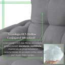 Ver imagem 5 de Sofá Retrátil Muriaé 4 Lugares 210 cm Linho Cinza