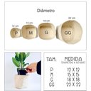 Ver imagem 4 de Cachepot Pequeno em Lona de Algodão Estampado, para Casa ou Escritório