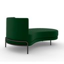 Ver imagem 7 de Sofá Chaise Lado Direito Downey Sala de Estar Veludo Verde G15 - Gran Belo