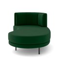 Ver mais imagens de Sofá Chaise Lado Direito Downey Sala de Estar Veludo Verde G15 - Gran Belo