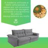 Sofá Retrátil Muriaé 4 Lugares 250 cm Linho - 11