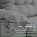 Ver imagem 7 de Sofá Retrátil Muriaé 4 Lugares 250 cm Linho