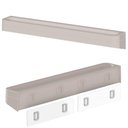 Ver imagem 4 de Kit Banheiro Saboneteira Porta Shampoo Toalheiro Papeleira B