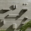 Ver imagem 1 de Kit Banheiro Saboneteira Porta Shampoo Toalheiro Papeleira B