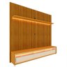 Rack Com Rodízios Com Painel Para Tv 85 Polegadas Naturale Off White Zeri Shop Jm - 2