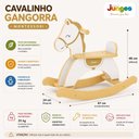 Ver imagem 7 de Cavalinho Balanco Gangorra Infantil Montessori Madeira MDF Bebe Playground Crianca Banquinho com Enc