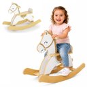 Ver mais imagens de Cavalinho Balanco Gangorra Infantil Montessori Madeira MDF Bebe Playground Crianca Banquinho com Enc