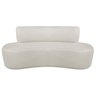 Sofá Curvo Orgânico 160cm 2 Lugares Linho Antonela - 5