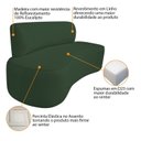Ver imagem 4 de Sofá Curvo Orgânico 160cm 2 Lugares Linho Antonela