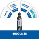 Ver imagem 2 de Micro Retífica 4000 com 3 Acoplamentos, 36 Acessórios e Maleta 220v - F0134000nc000 - Dremel