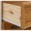 Ver imagem 6 de Cristaleira Vitrine de Madeira Maciça com 2 Gavetas | Coleção England