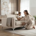 Ver imagem 4 de Pés Cromados P/ Móveis Cantoneira 13cm Kit 4 Pés C/ Parafuso