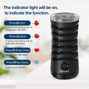 Ver imagem 3 de Secura Espumador de Leite Elétrico 4 em 1 para Café, 240ml (preto)