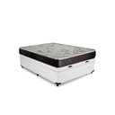 Ver imagem 4 de Cama Box Baú Casal Colchão Gold Espuma D33 Acolchões + Box Sintético 59x138x188:Branco