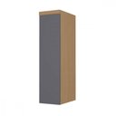 Ver imagem 1 de Armário Aéreo 1 Porta Nesher Condessa 20cm 100 MDF Carvalho-Titânio