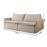 Sofá Cama Retrátil 2 Lugares 200cm Califórnia - 10
