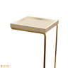 Mesa Lateral de Apoio para Sala Sofá Anny - Dourada e Off White - 3