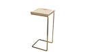 Ver imagem 1 de Mesa Lateral de Apoio para Sala Sofá Anny - Dourada e Off White