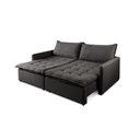 Ver imagem 7 de Sofá Cama Retrátil 2 Lugares 200cm Califórnia Preto