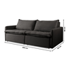 Sofá Cama Retrátil 2 Lugares 200cm Califórnia - 4